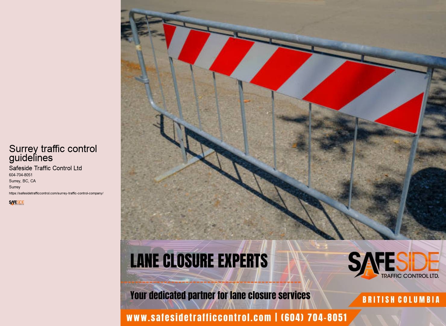 Traffic control system troubleshooting Surrey