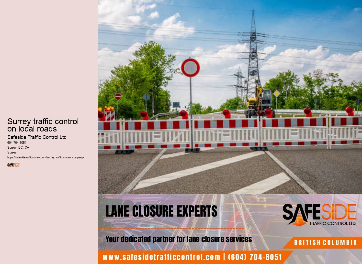 Dynamic traffic control solutions Surrey