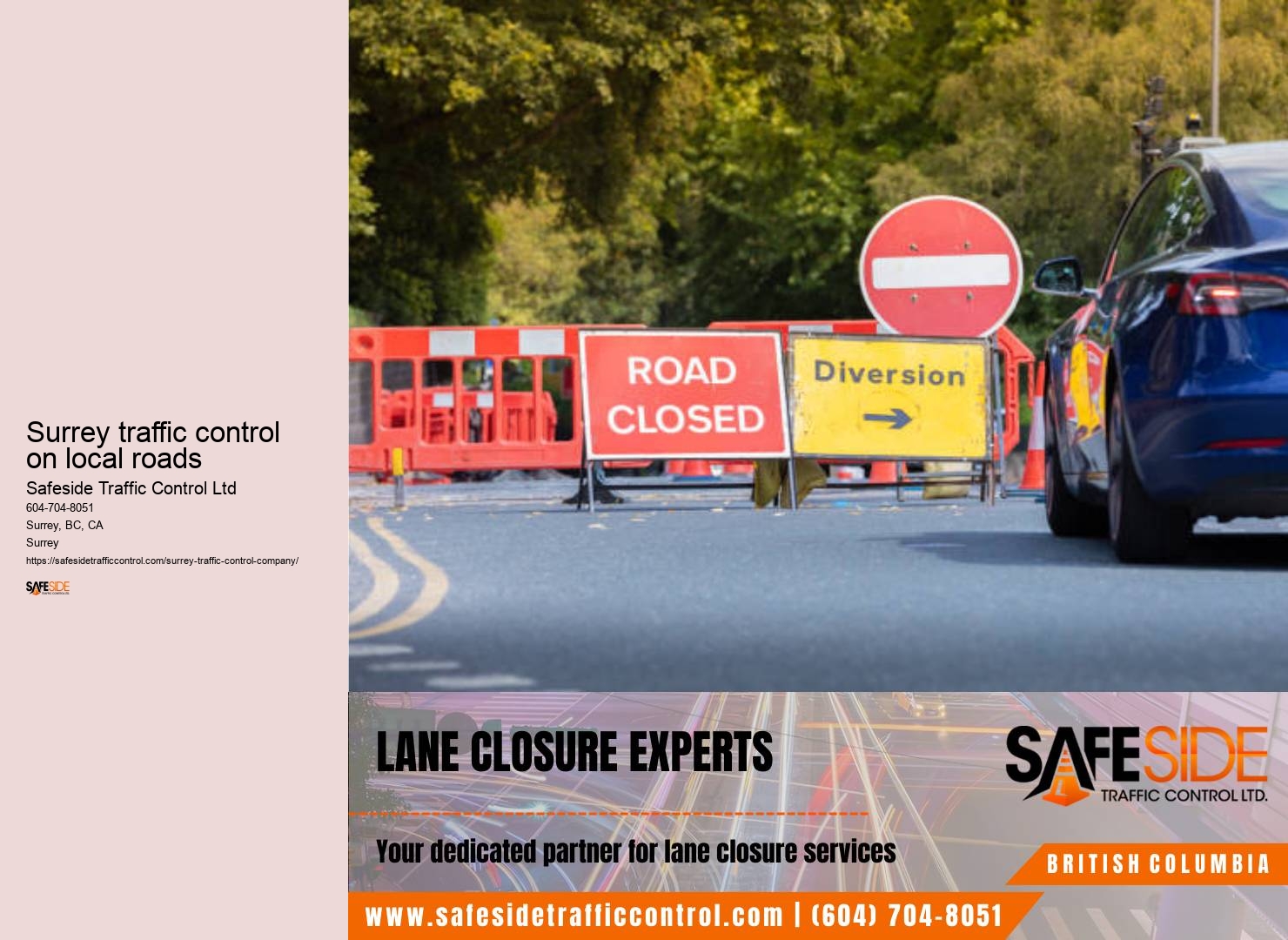 Traffic control algorithm validation Surrey
