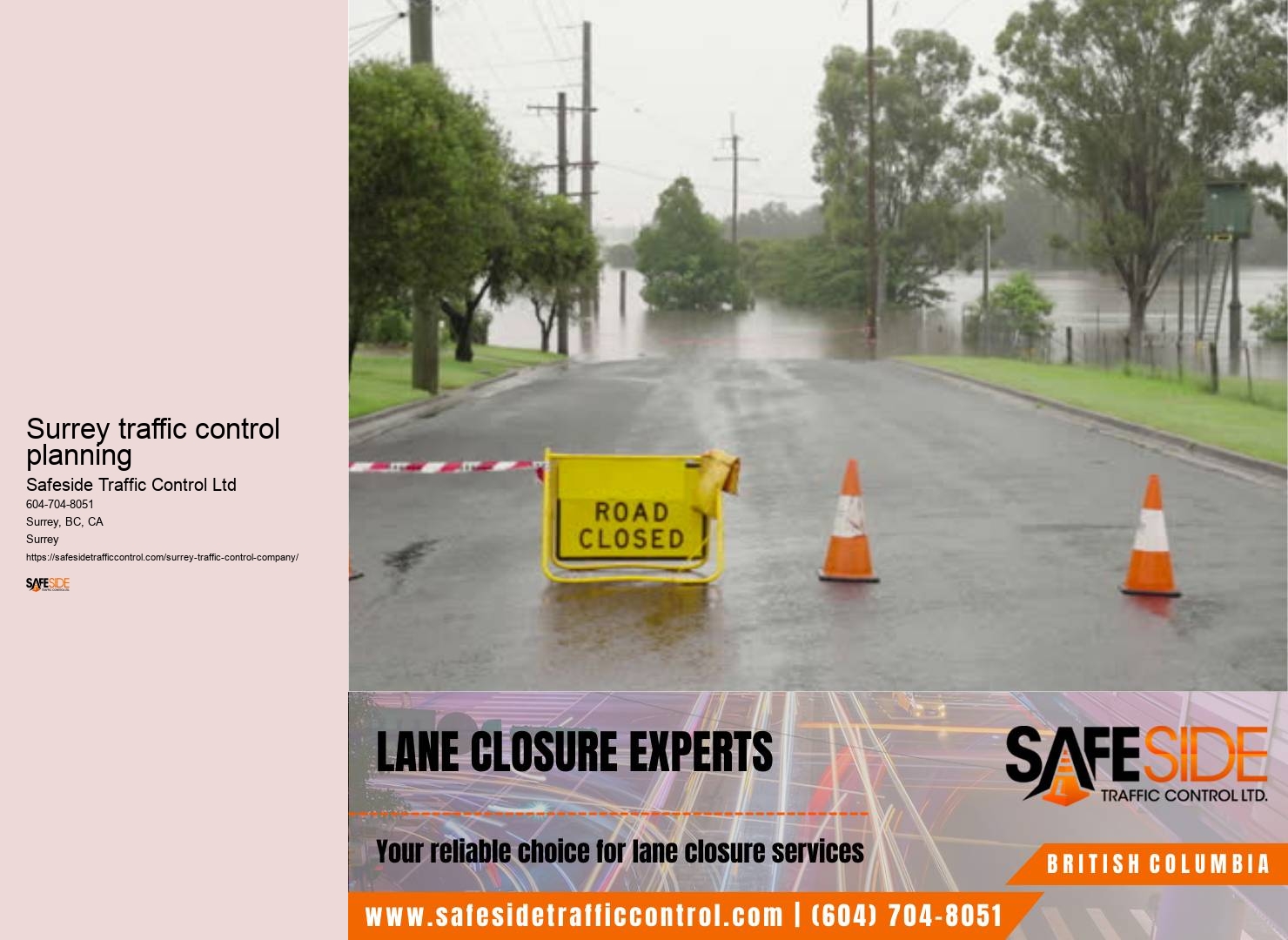Surrey traffic coordination management