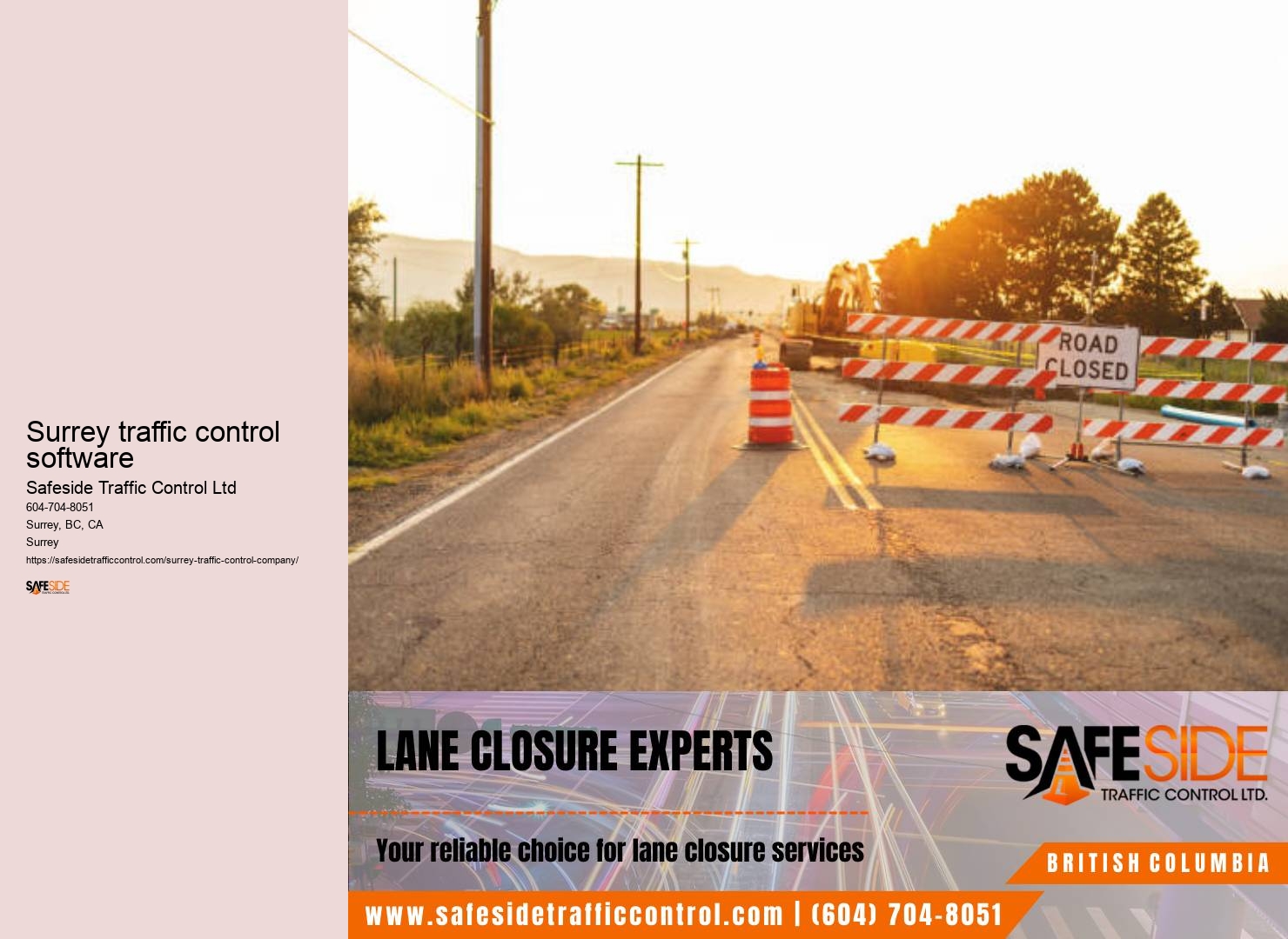 Surrey traffic control algorithm validation verifications