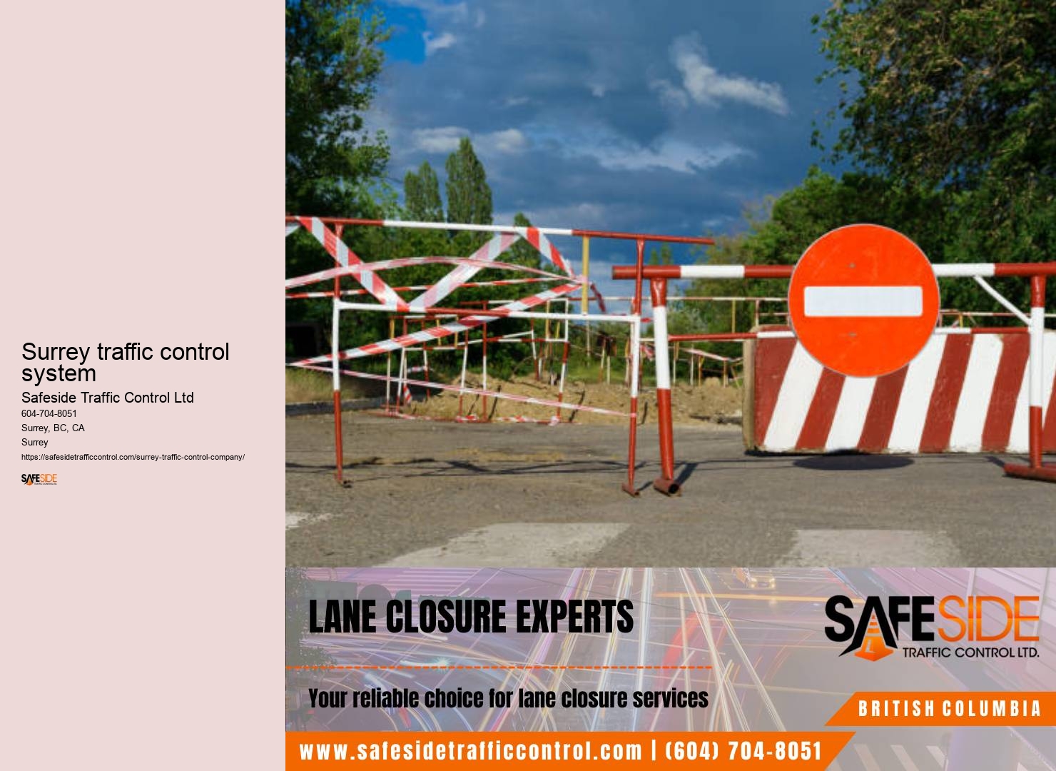 Surrey construction traffic management