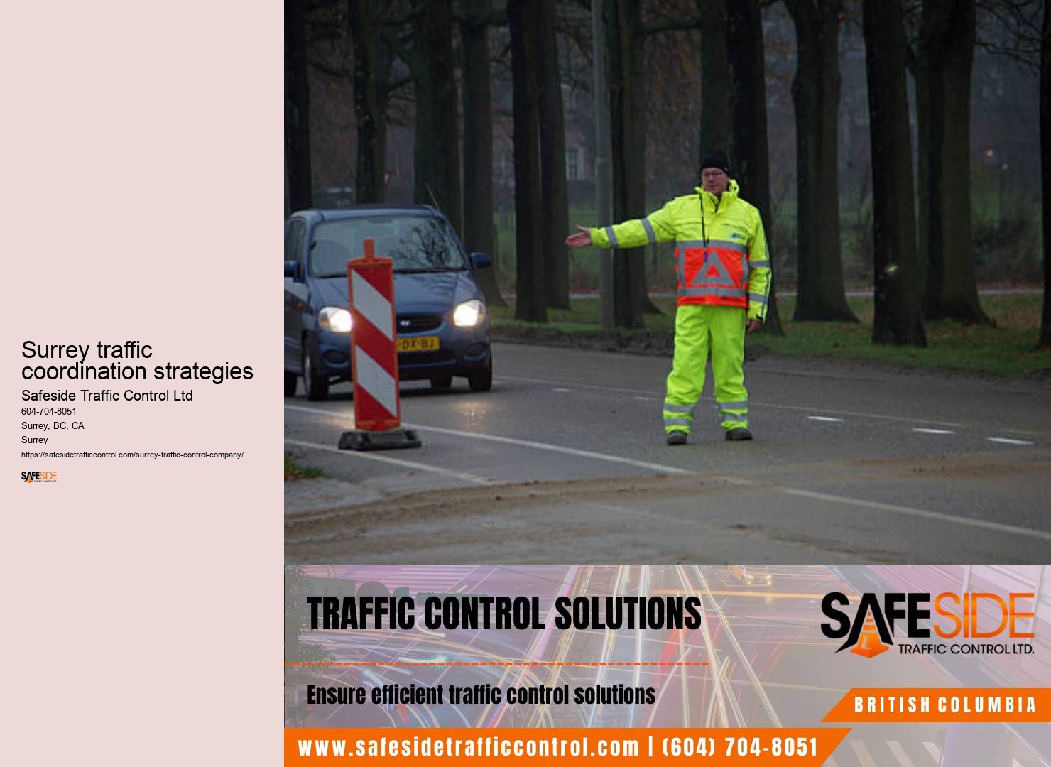 Traffic flow optimization Surrey