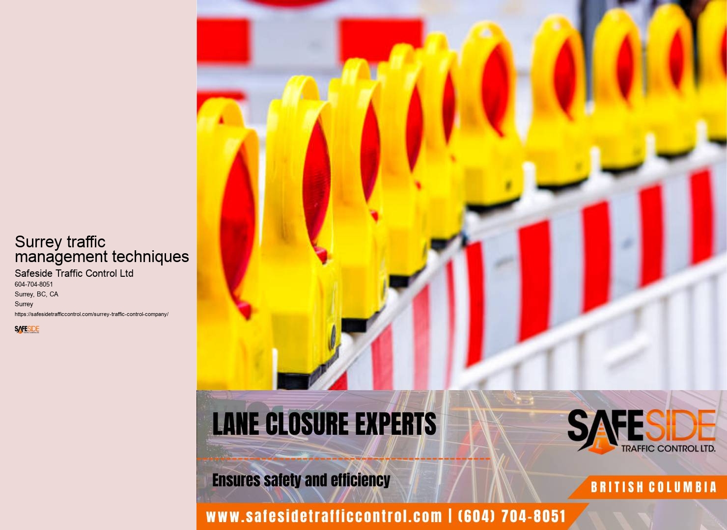 Traffic control system optimization Surrey