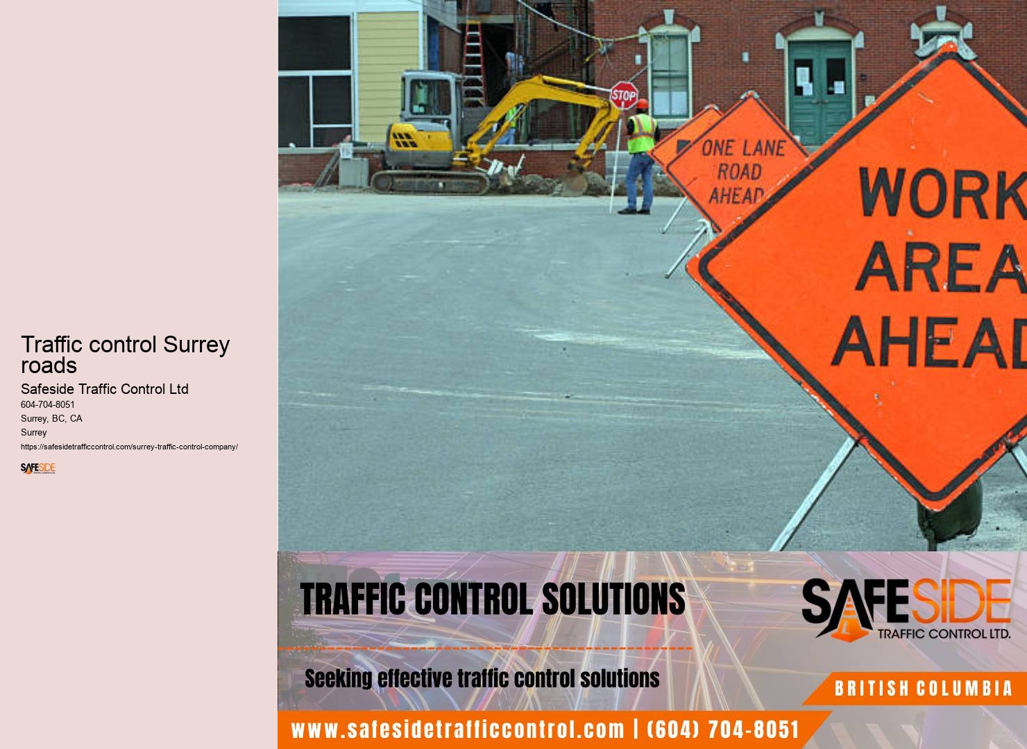 Event traffic management Surrey BC