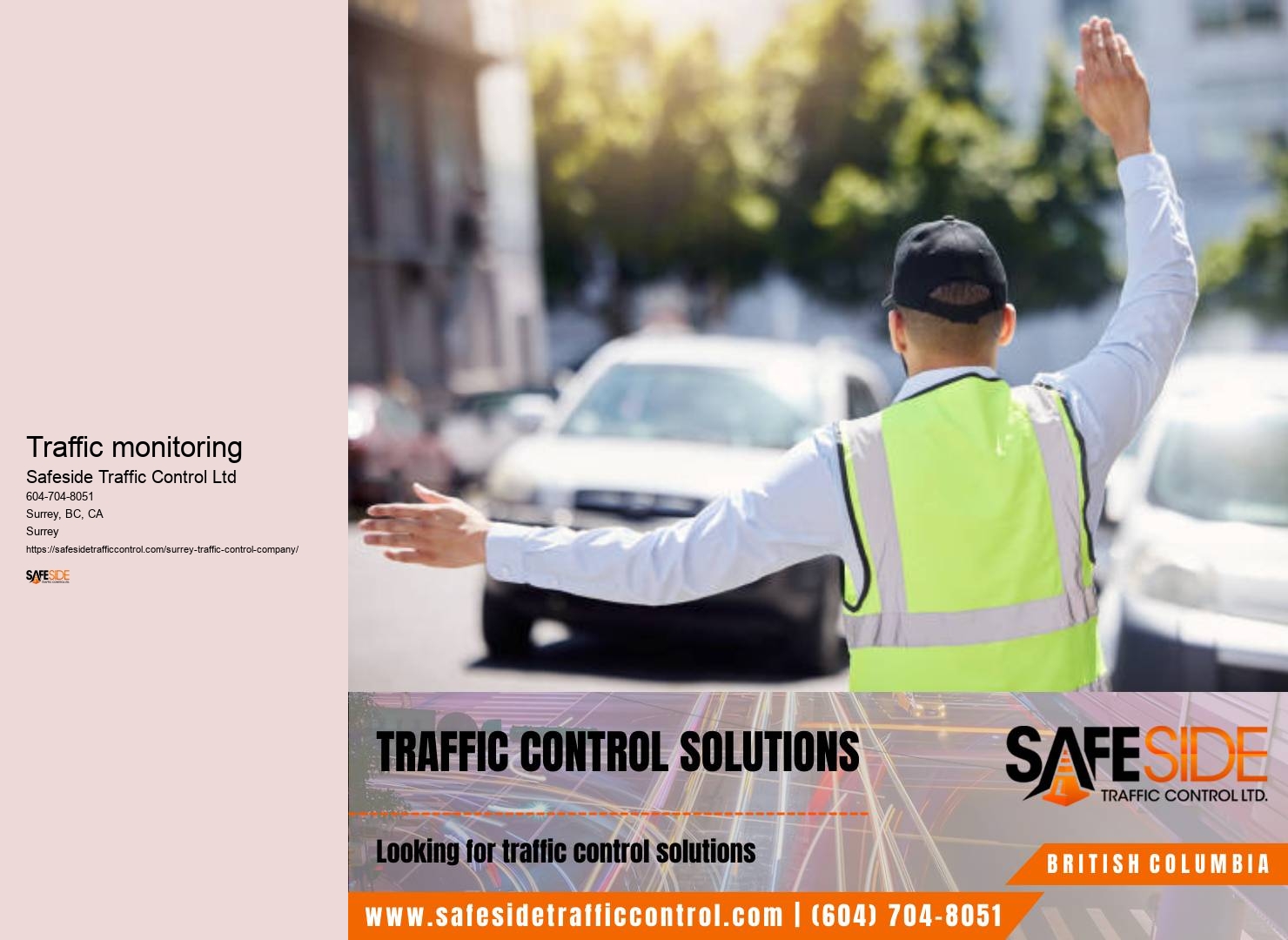 Temporary traffic control Surrey
