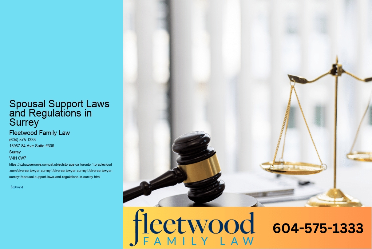 Spousal Support Laws and Regulations in Surrey 