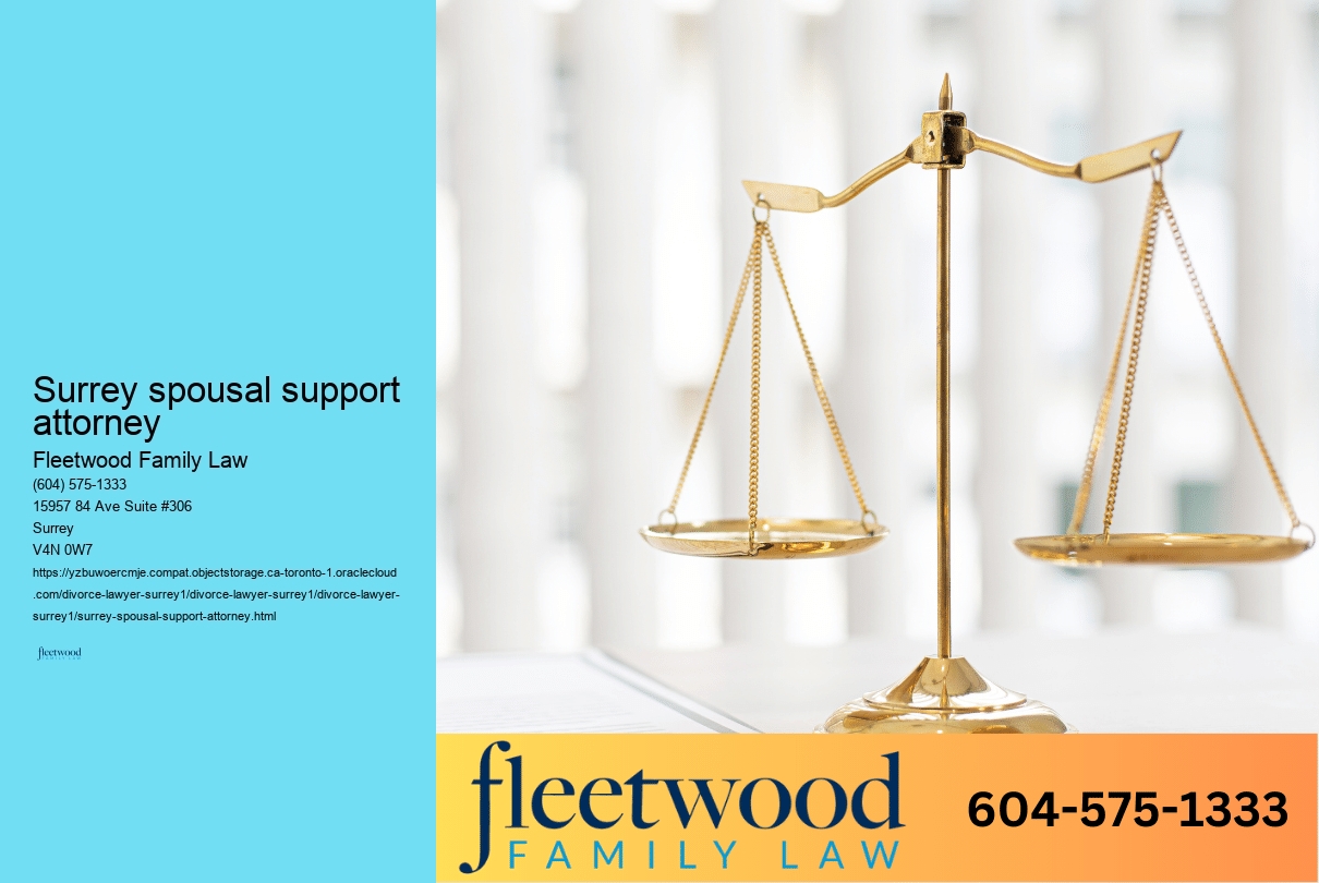 Surrey spousal support attorney