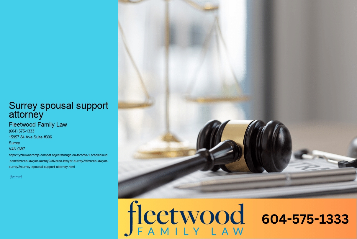 Surrey spousal support lawyer