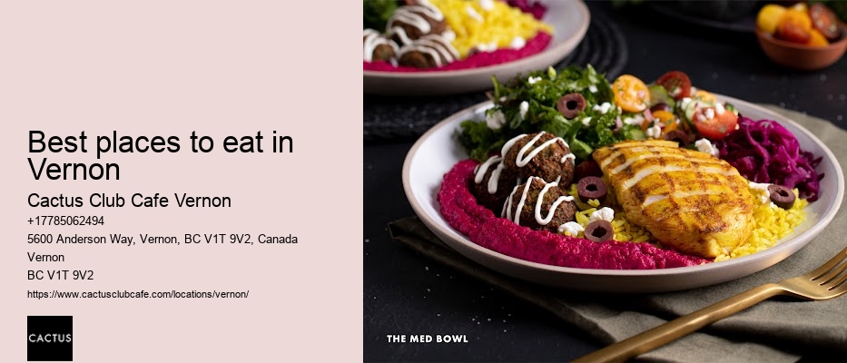 Affordable lunch menus in Vernon