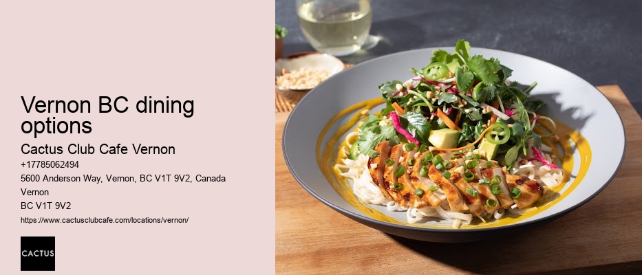 Vernon farm-to-table restaurants
