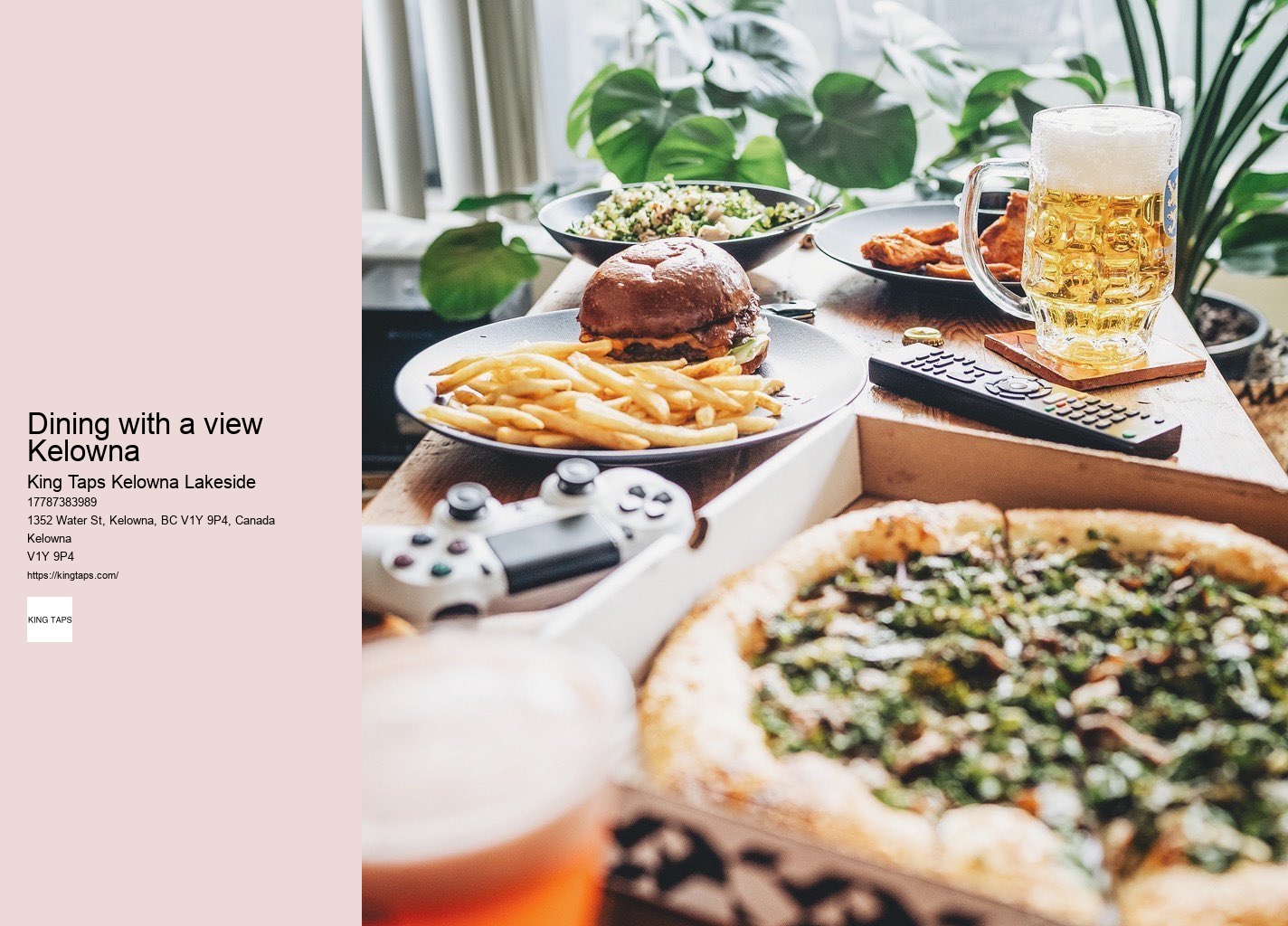 Family dining experiences Kelowna