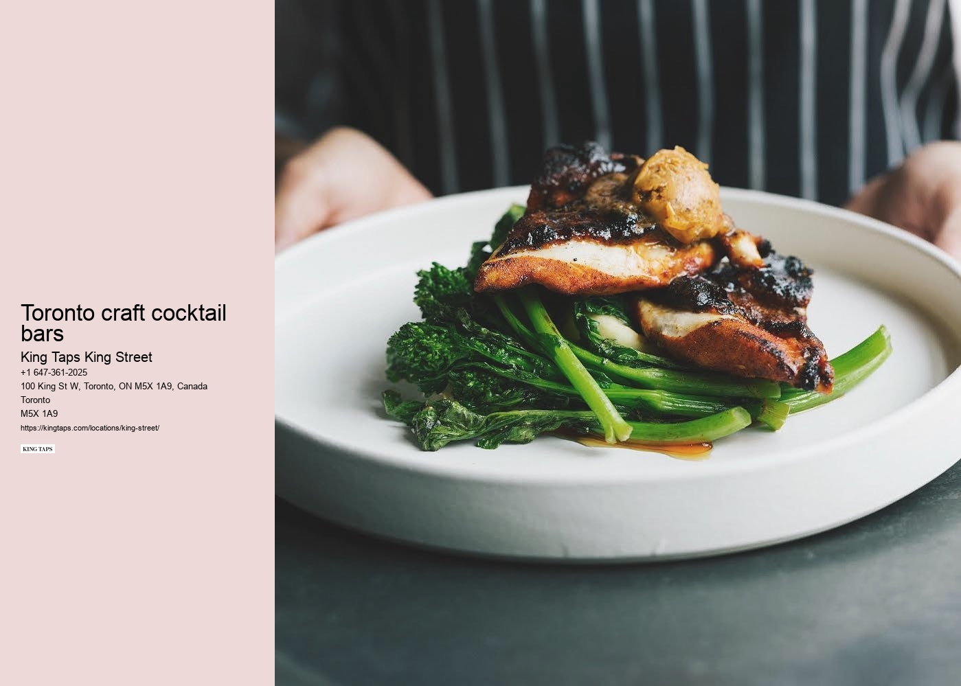 Top-rated Toronto restaurant specials