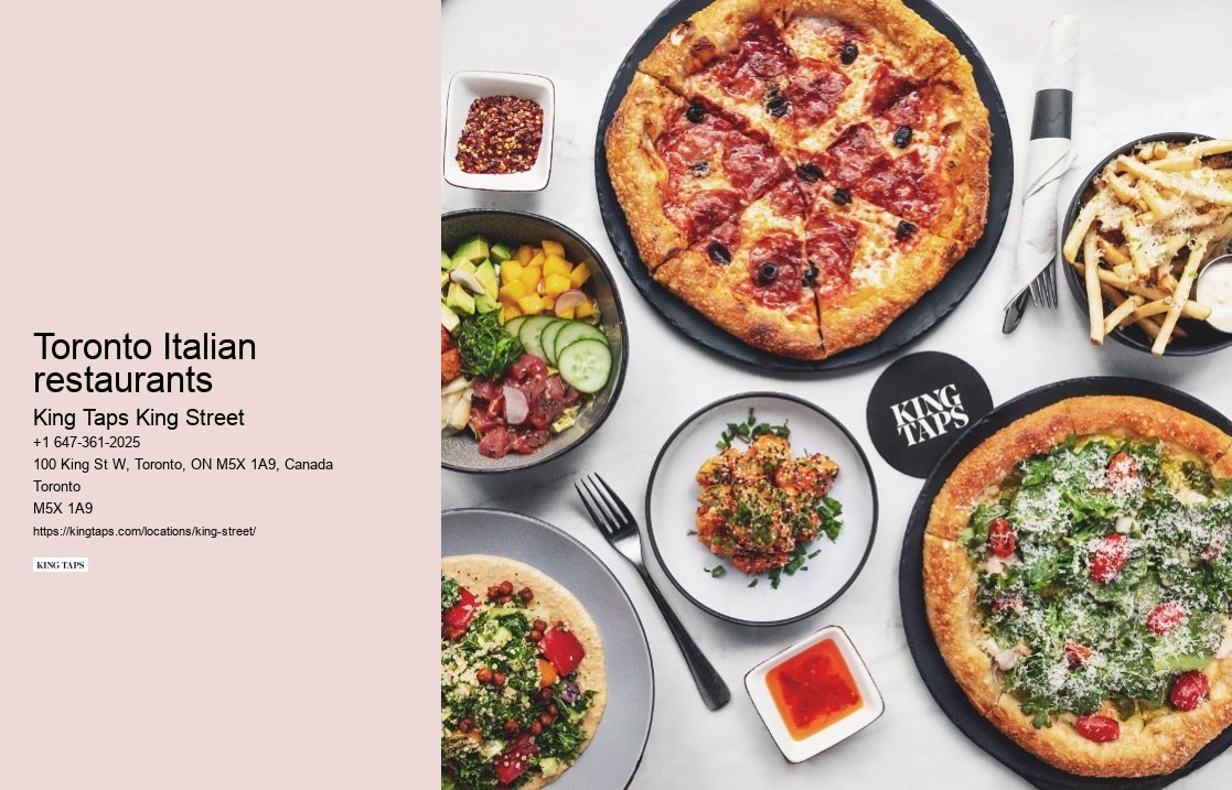 Toronto Italian restaurants