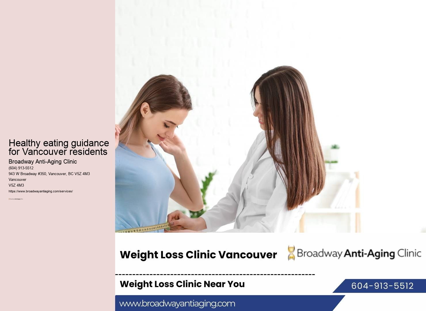 Healthy eating guidance for Vancouver residents