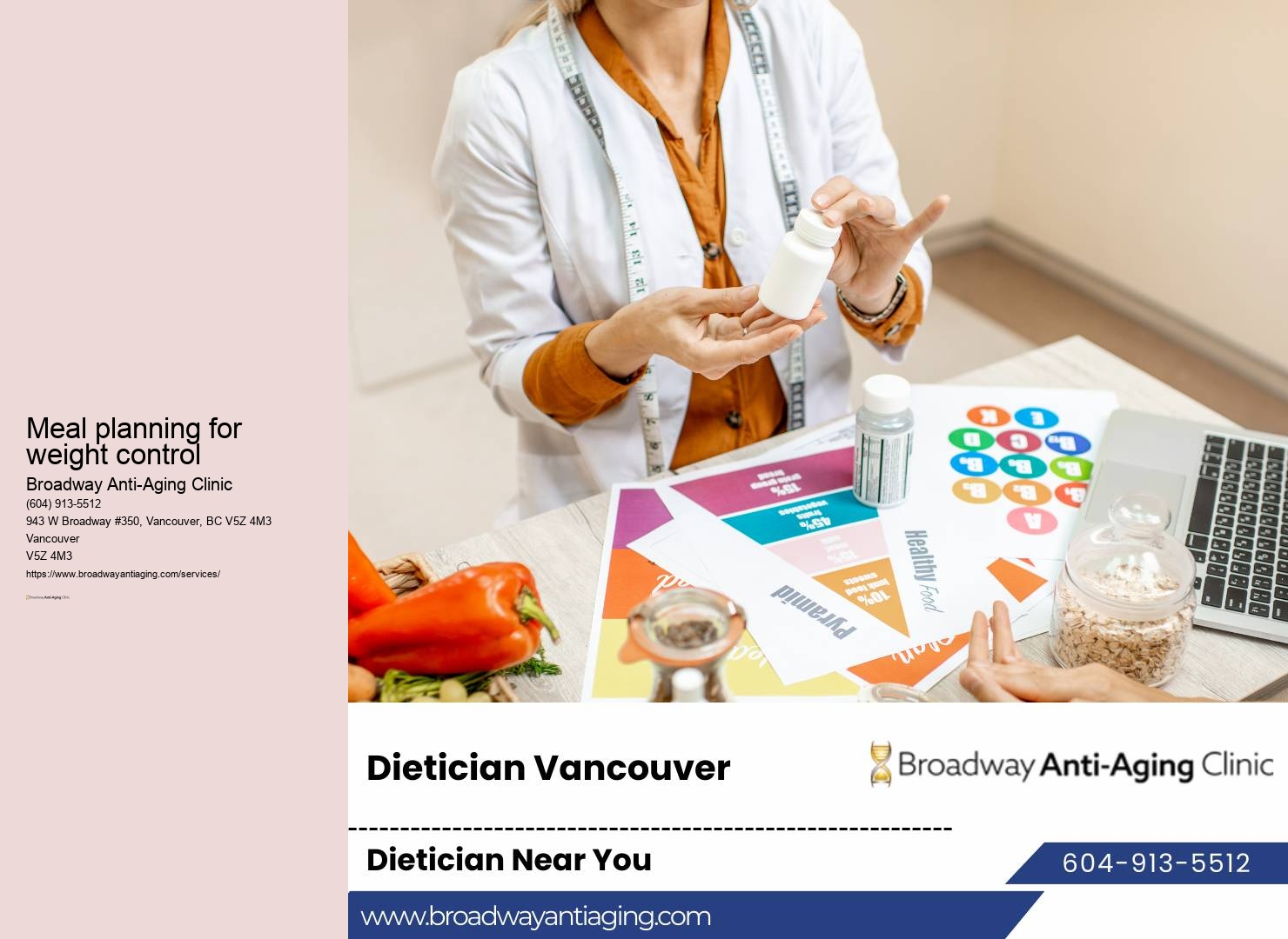 Comprehensive Weight Management Consultation Vancouver BC