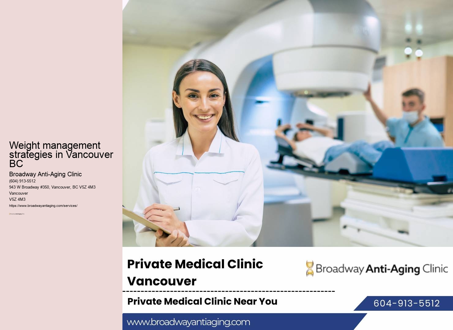 Weight management strategies in Vancouver BC
