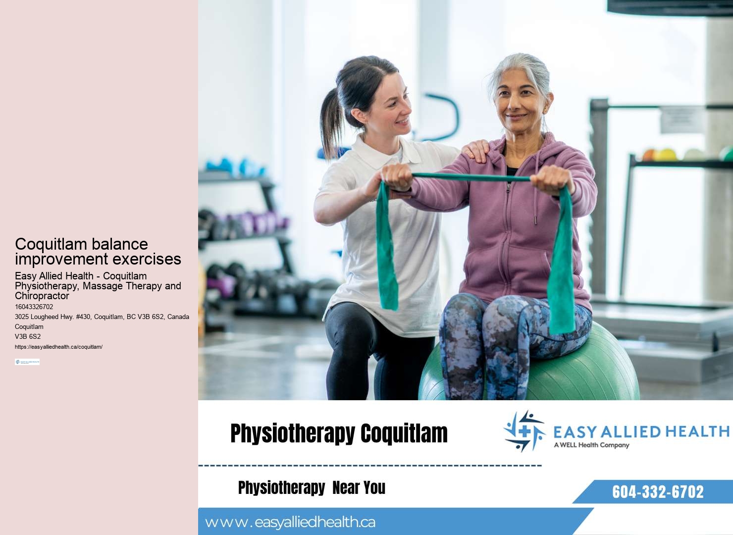 Neurological physiotherapy Coquitlam