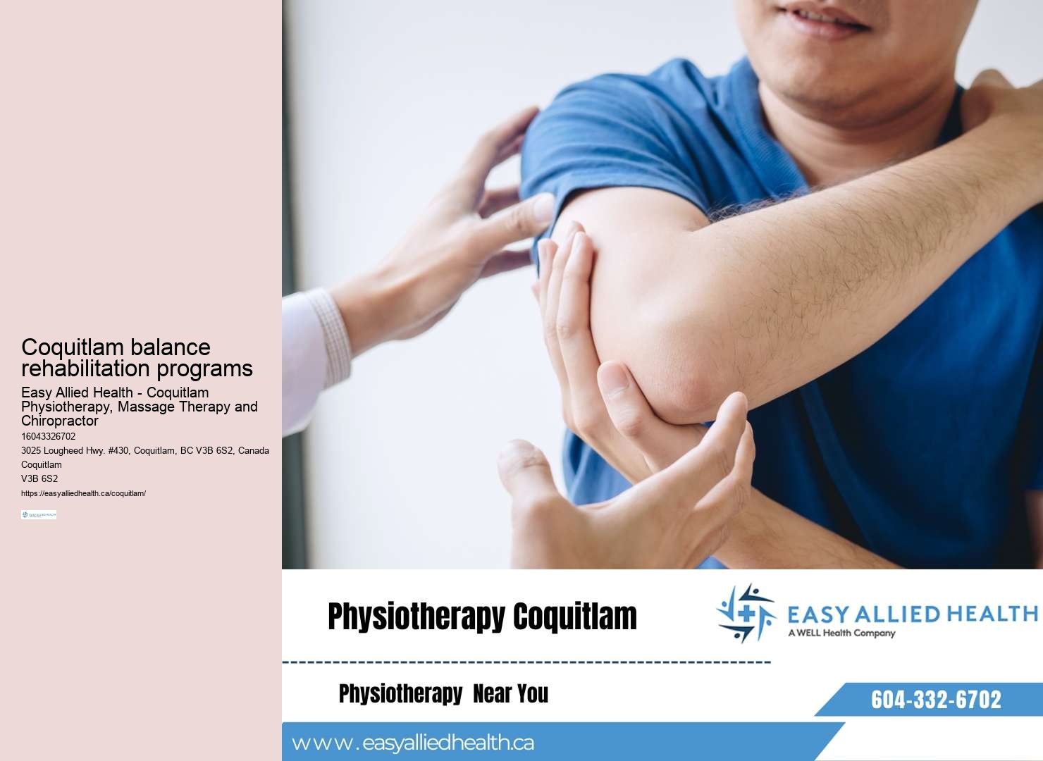 Knee Pain Physiotherapy Coquitlam