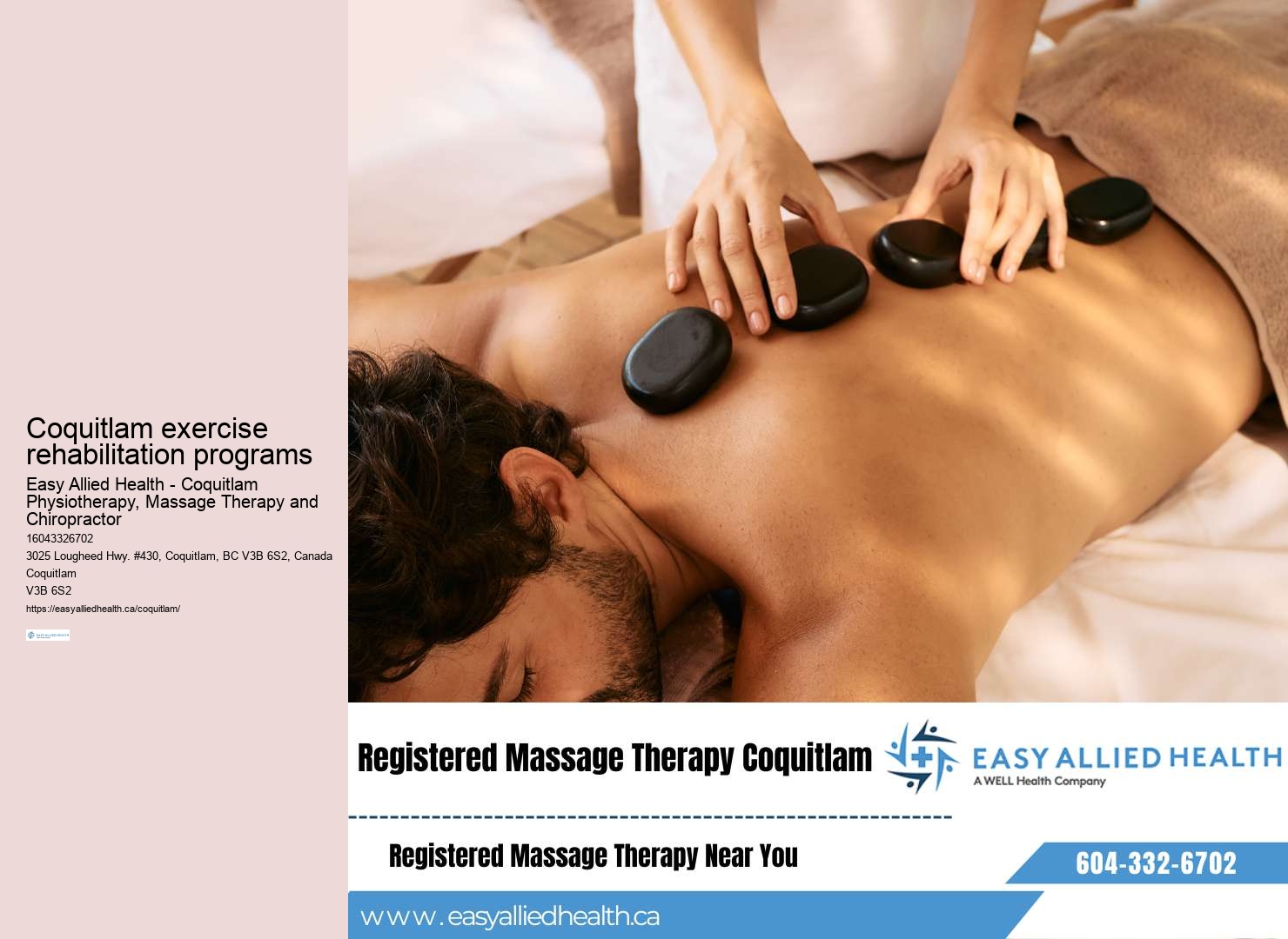 Coquitlam physical therapy center