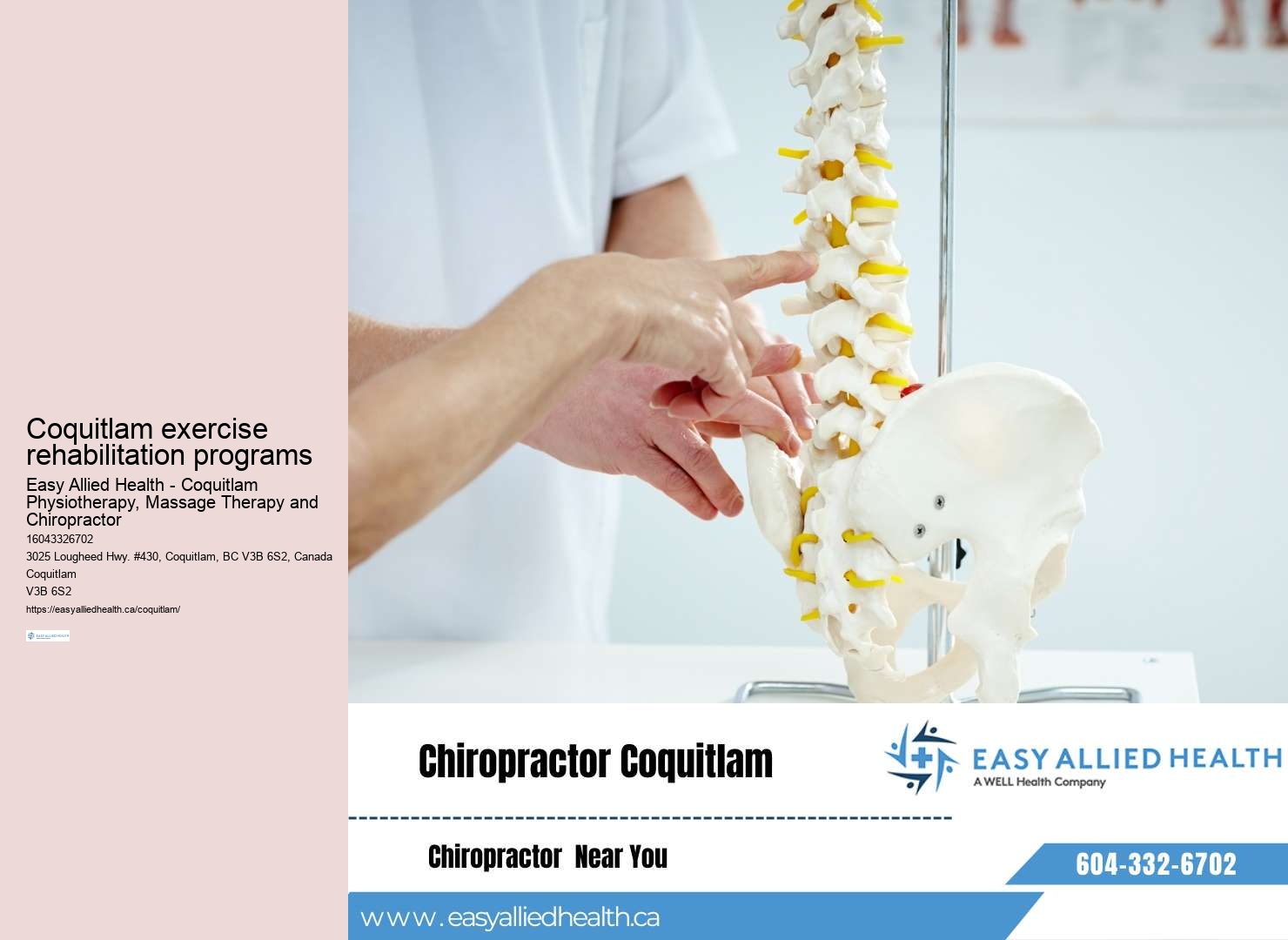 Physiotherapy for Chronic Pain Coquitlam