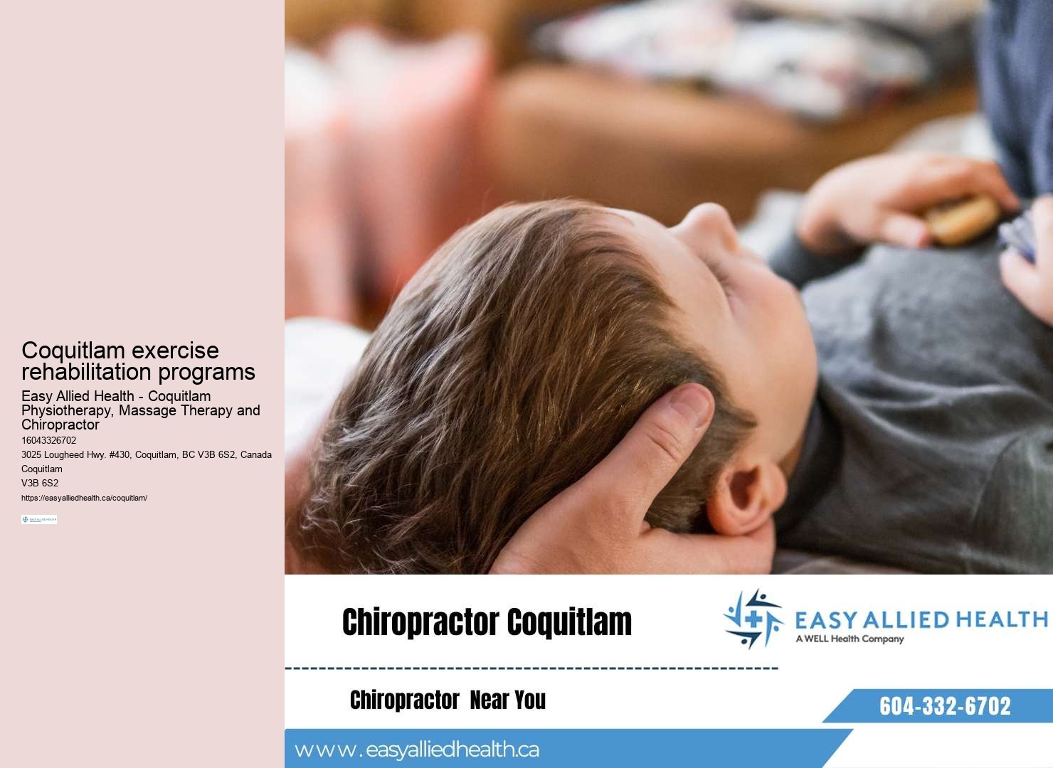 Coquitlam Physiotherapy Evaluation Services