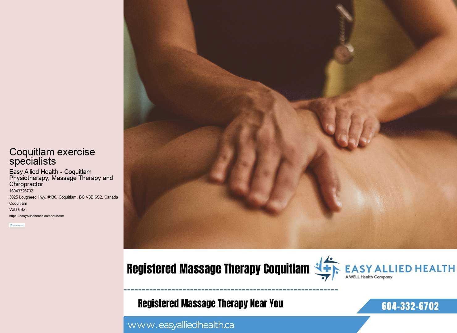 Coquitlam neurological rehab specialists