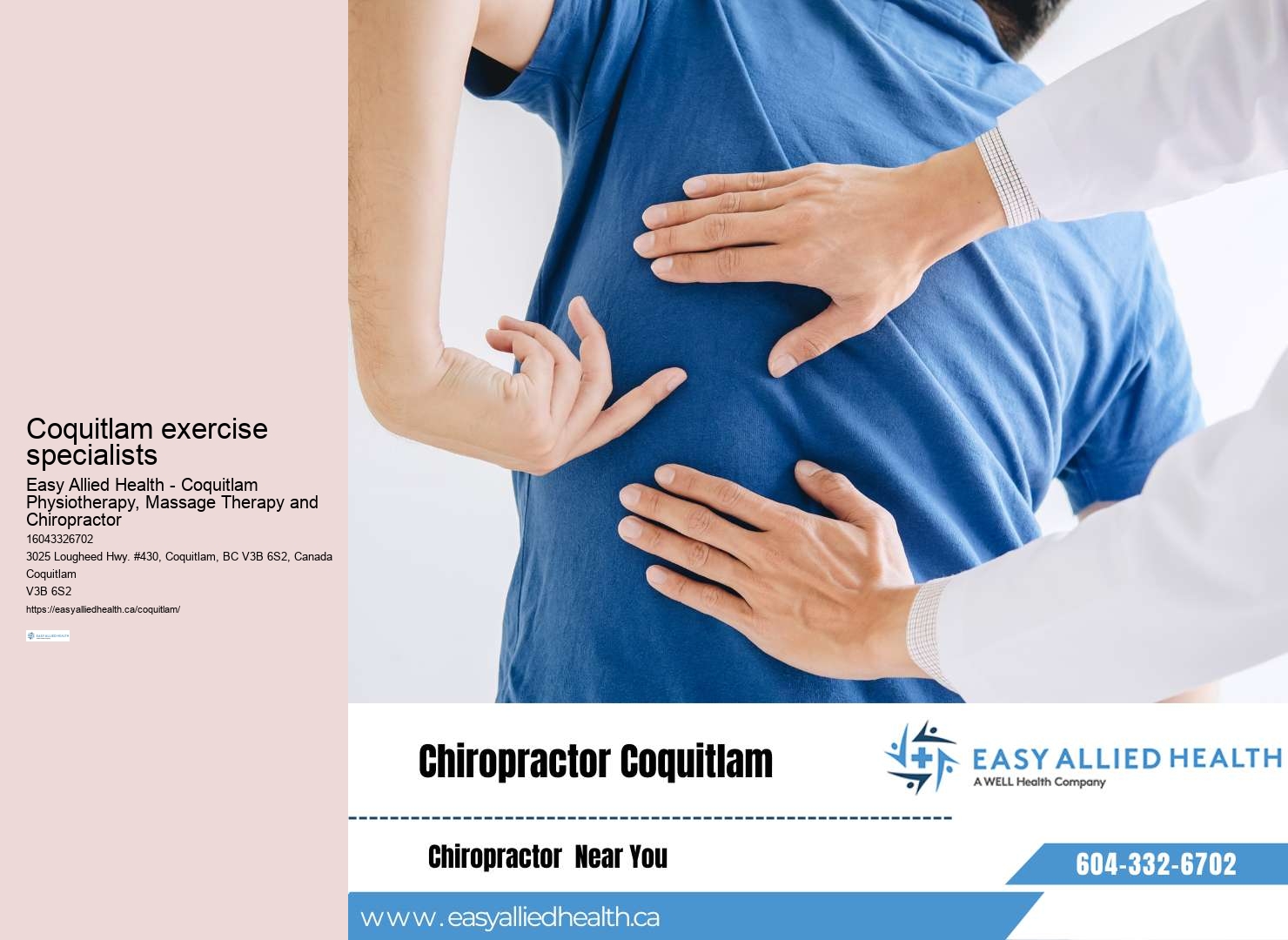 Coquitlam Pain Management Therapy
