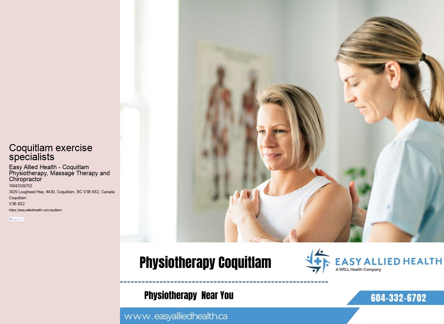 Coquitlam balance improvement programs