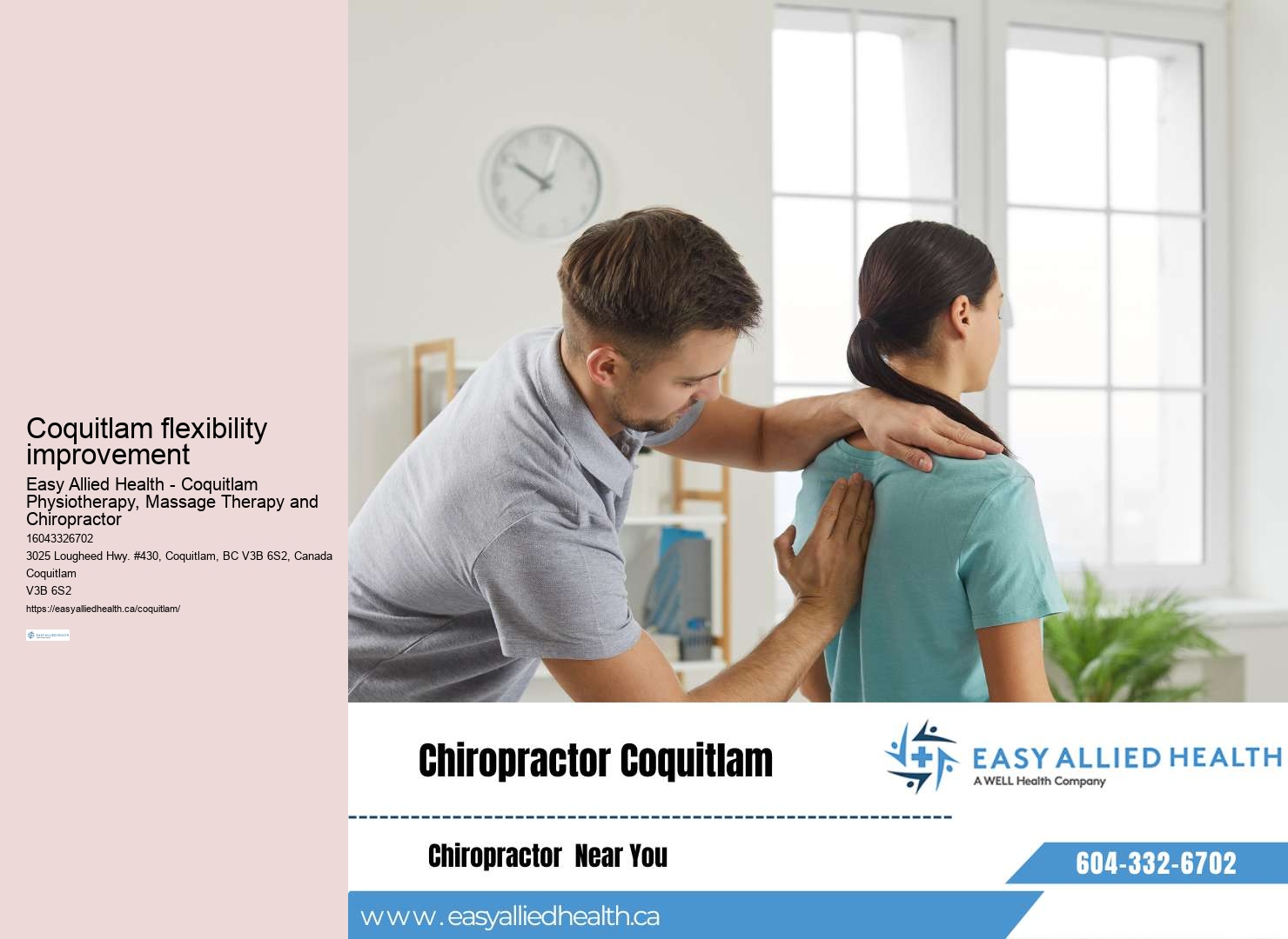 Coquitlam chronic pain relief clinic