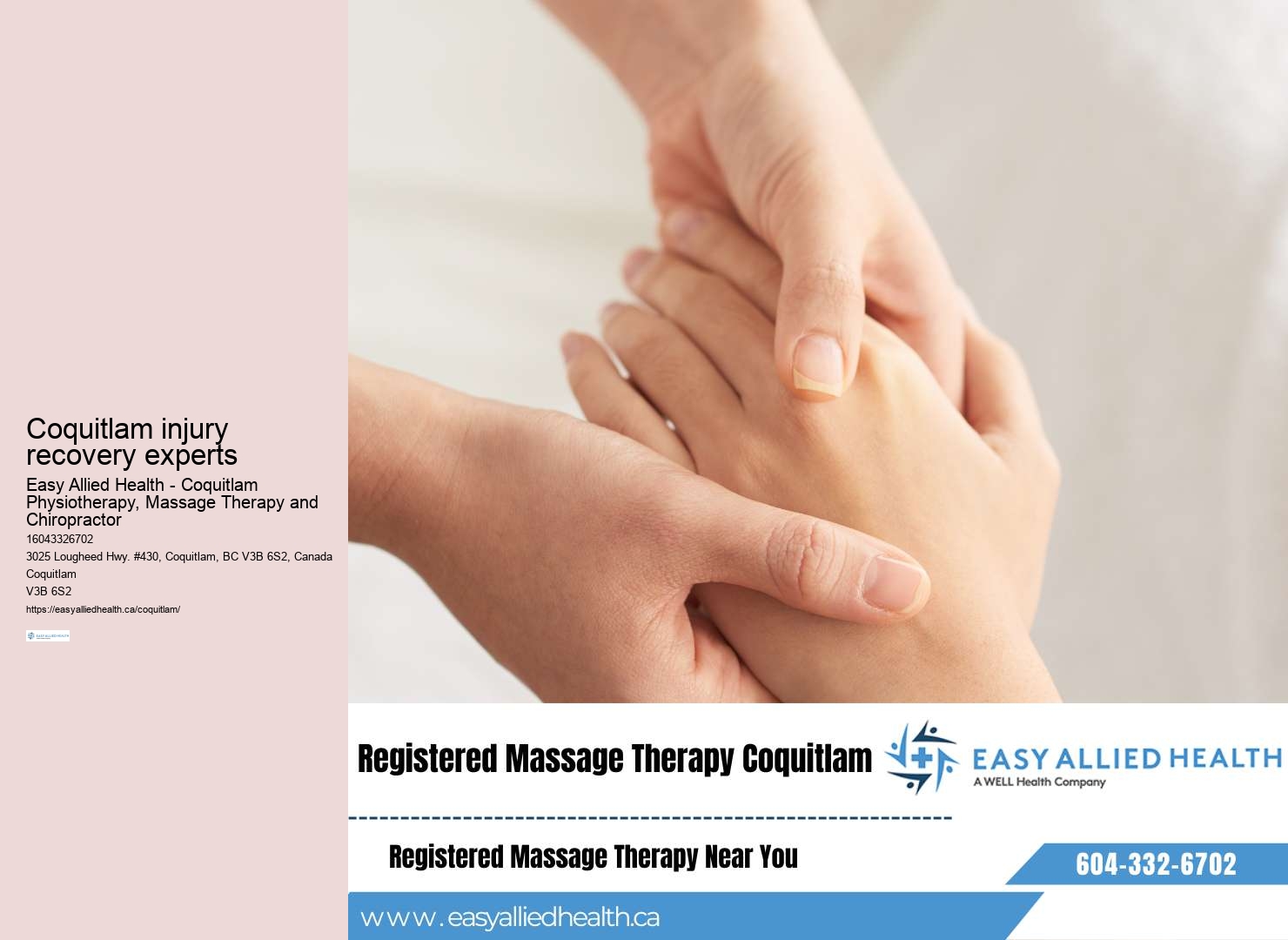 Pain relief therapy Coquitlam