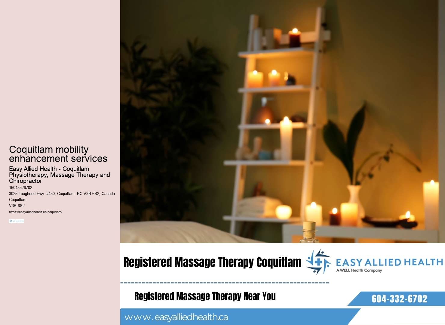 Coquitlam Physiotherapy for Postural Correction
