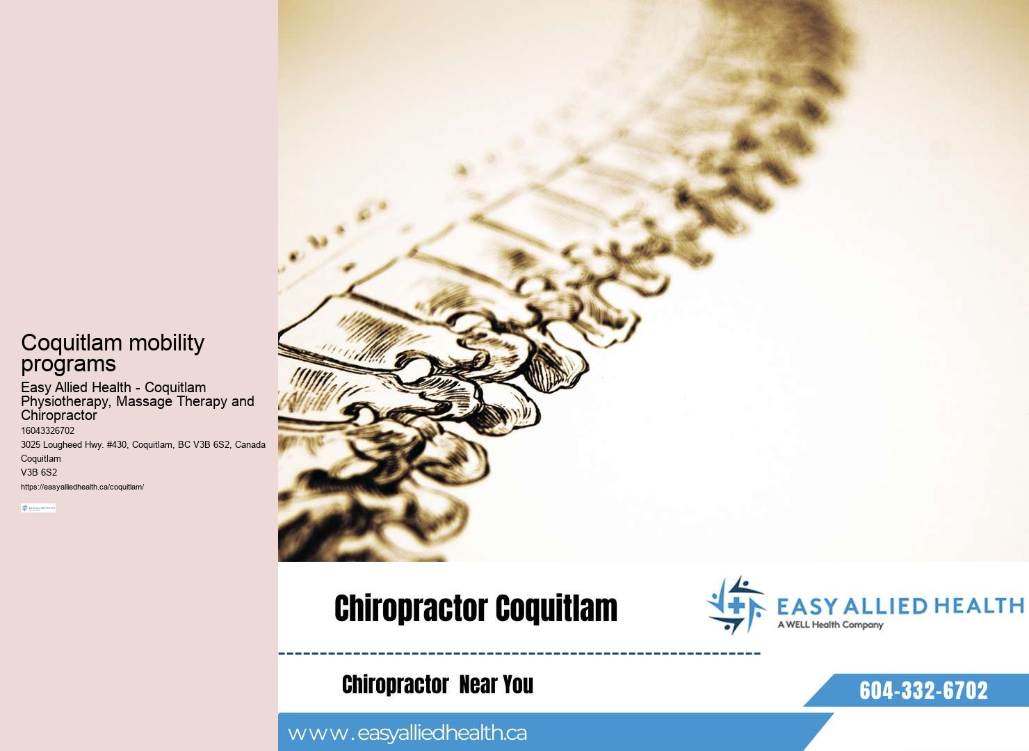Coquitlam Physiotherapy for Vocational Rehabilitation