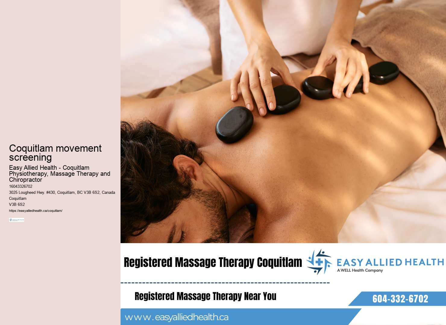 Coquitlam Orthopedic Physiotherapy