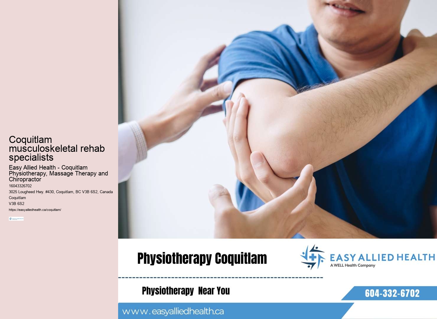 Coquitlam Physiotherapy for Arthritis