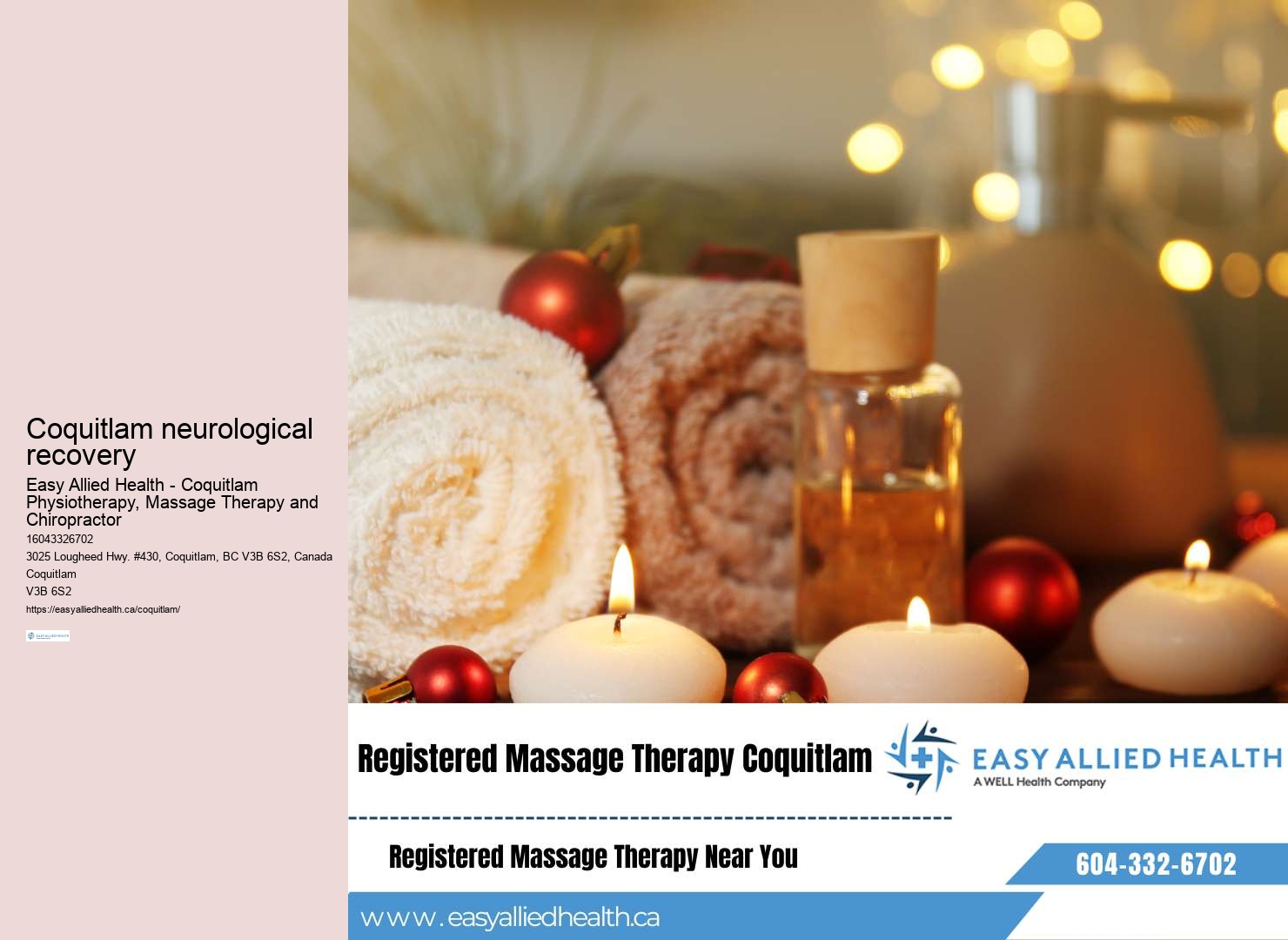 Injury recovery Coquitlam