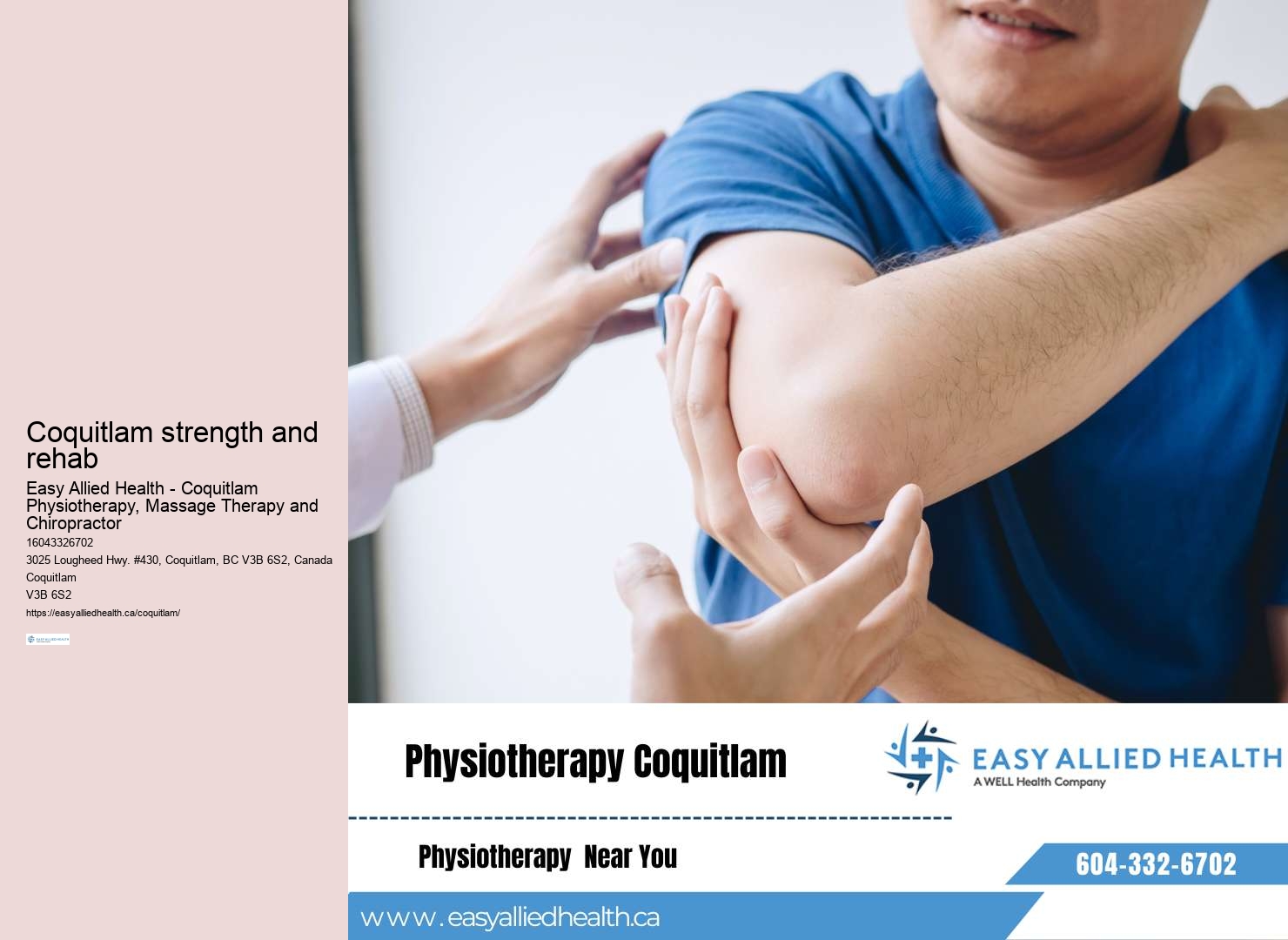Professional Physiotherapy Practices in Coquitlam