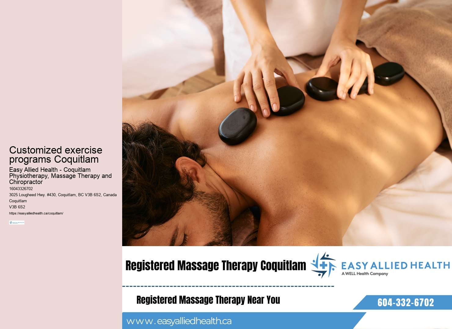 Physical Therapy Services in Coquitlam