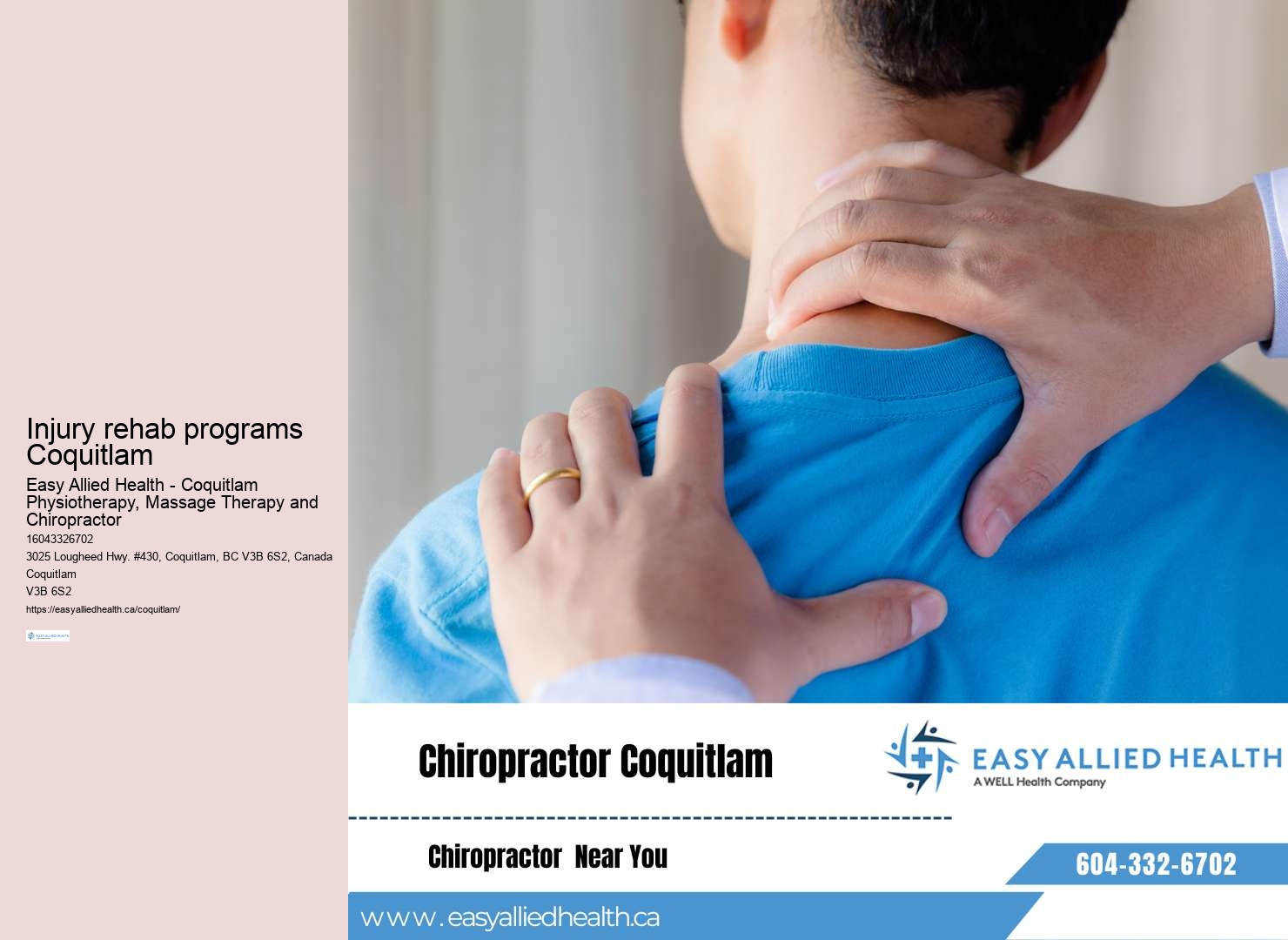 Coquitlam Physiotherapy for Mobility Issues