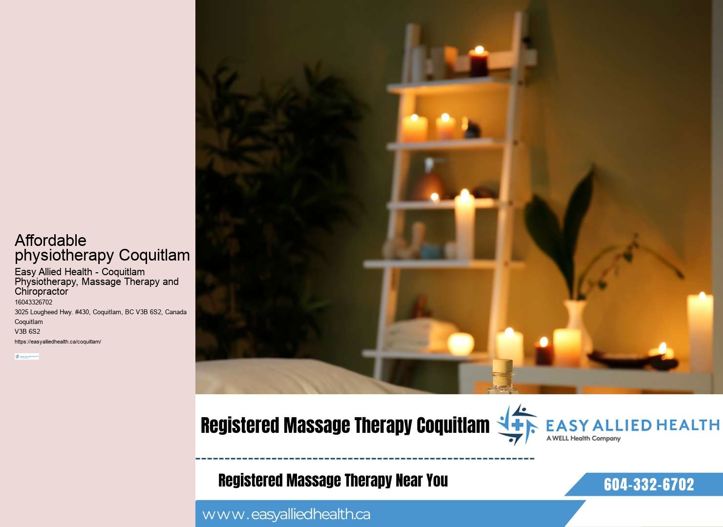 Holistic physiotherapy approach Coquitlam