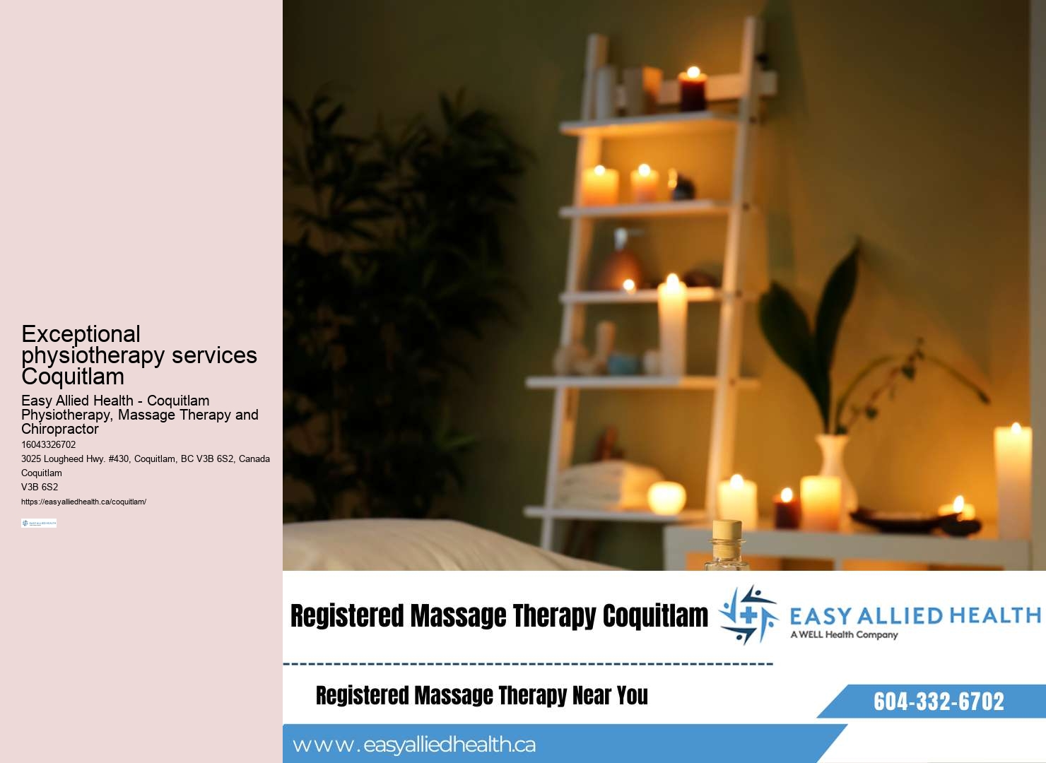Coquitlam physiotherapy for pain management techniques