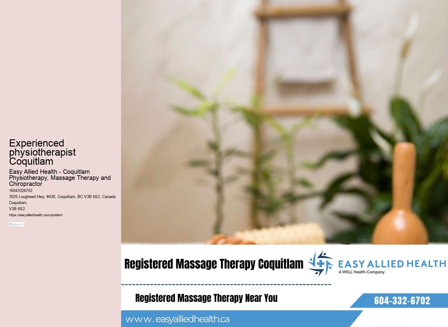 Home physiotherapy Coquitlam