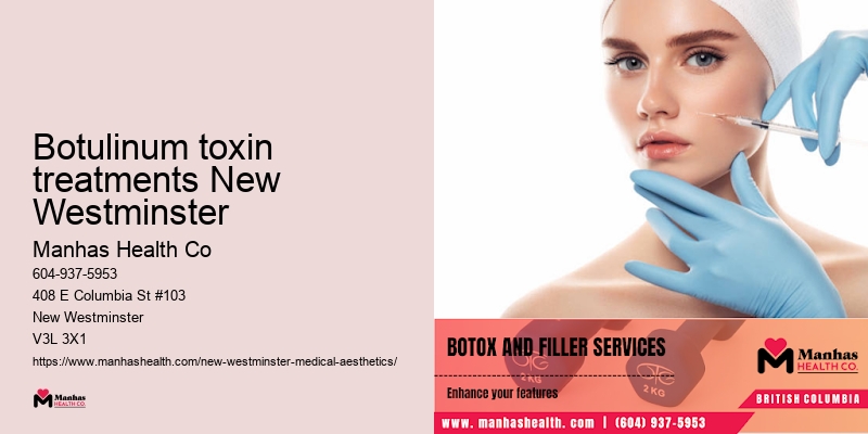 Botulinum toxin treatments New Westminster