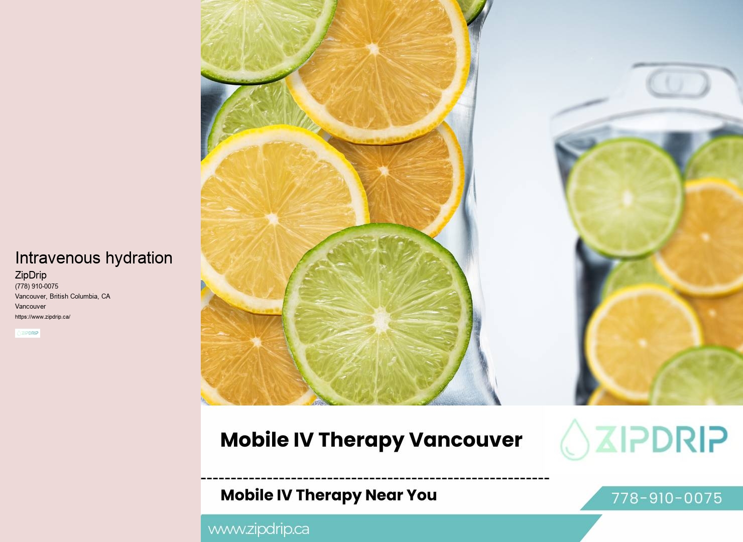 IV therapy for hangover cure after wine tasting tours in Vancouver