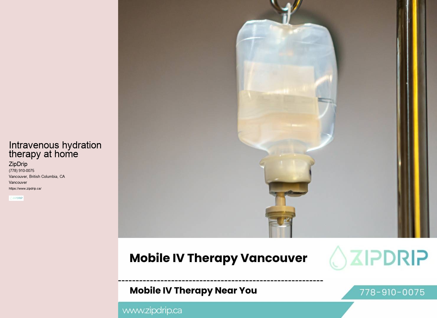 Mobile IV hydration for recovery from flu and colds in Vancouver