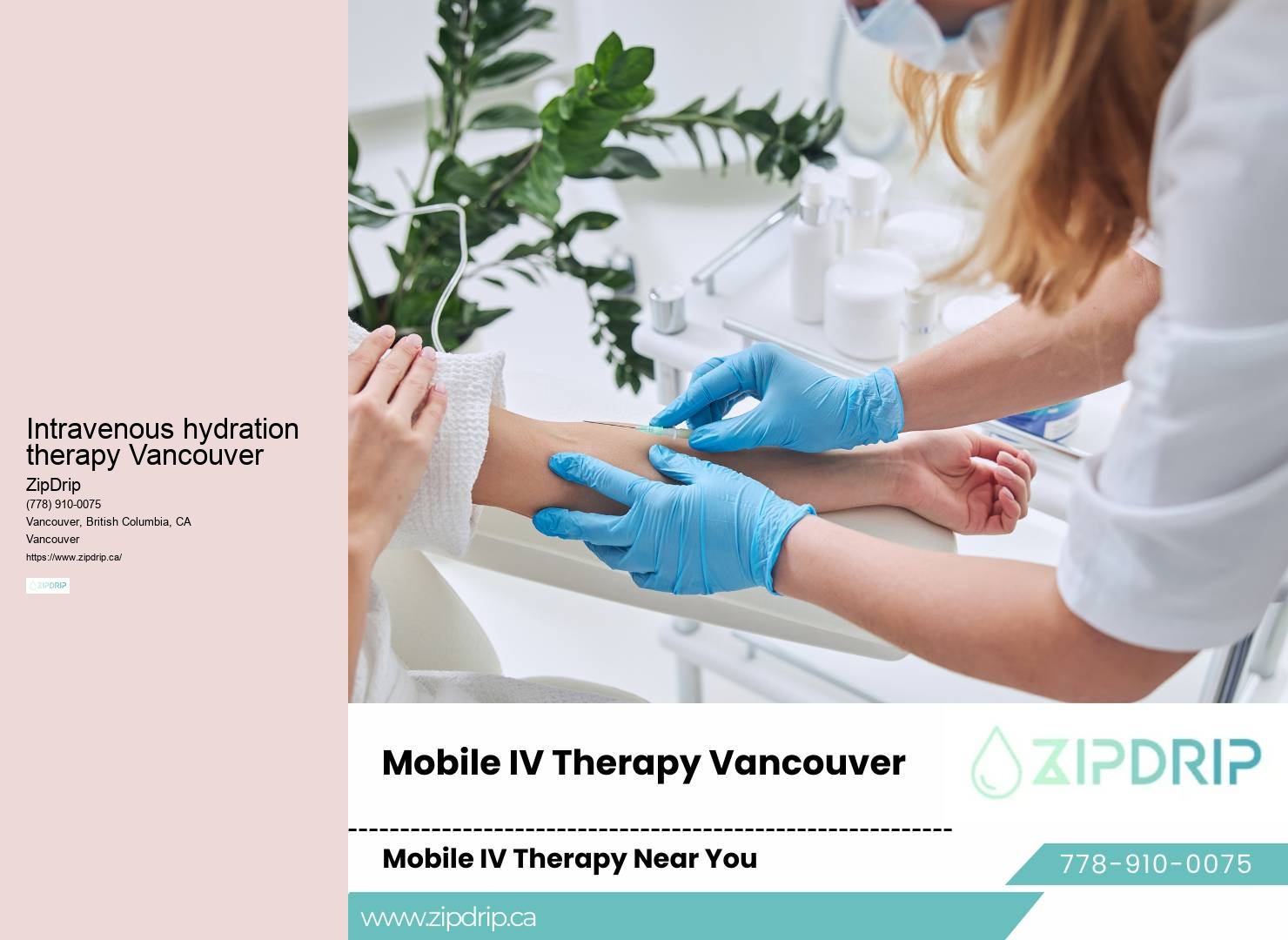 Vancouver IV drip delivery