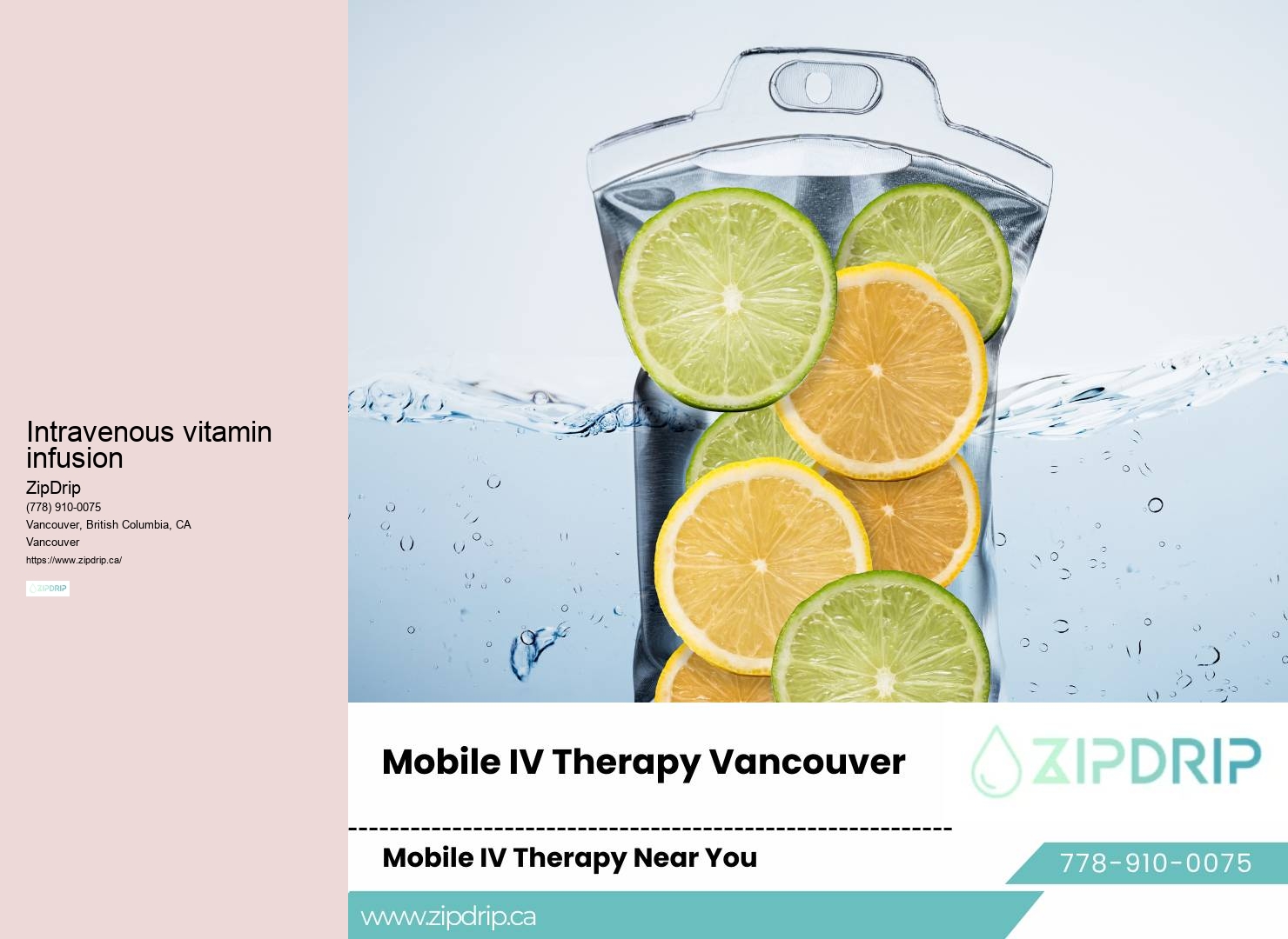 Mobile IV therapy for hangover relief and hydration in Vancouver