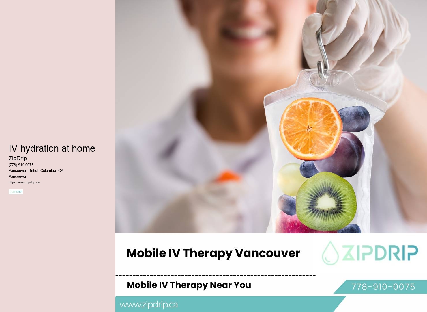 Mobile IV hydration for post-workout recovery