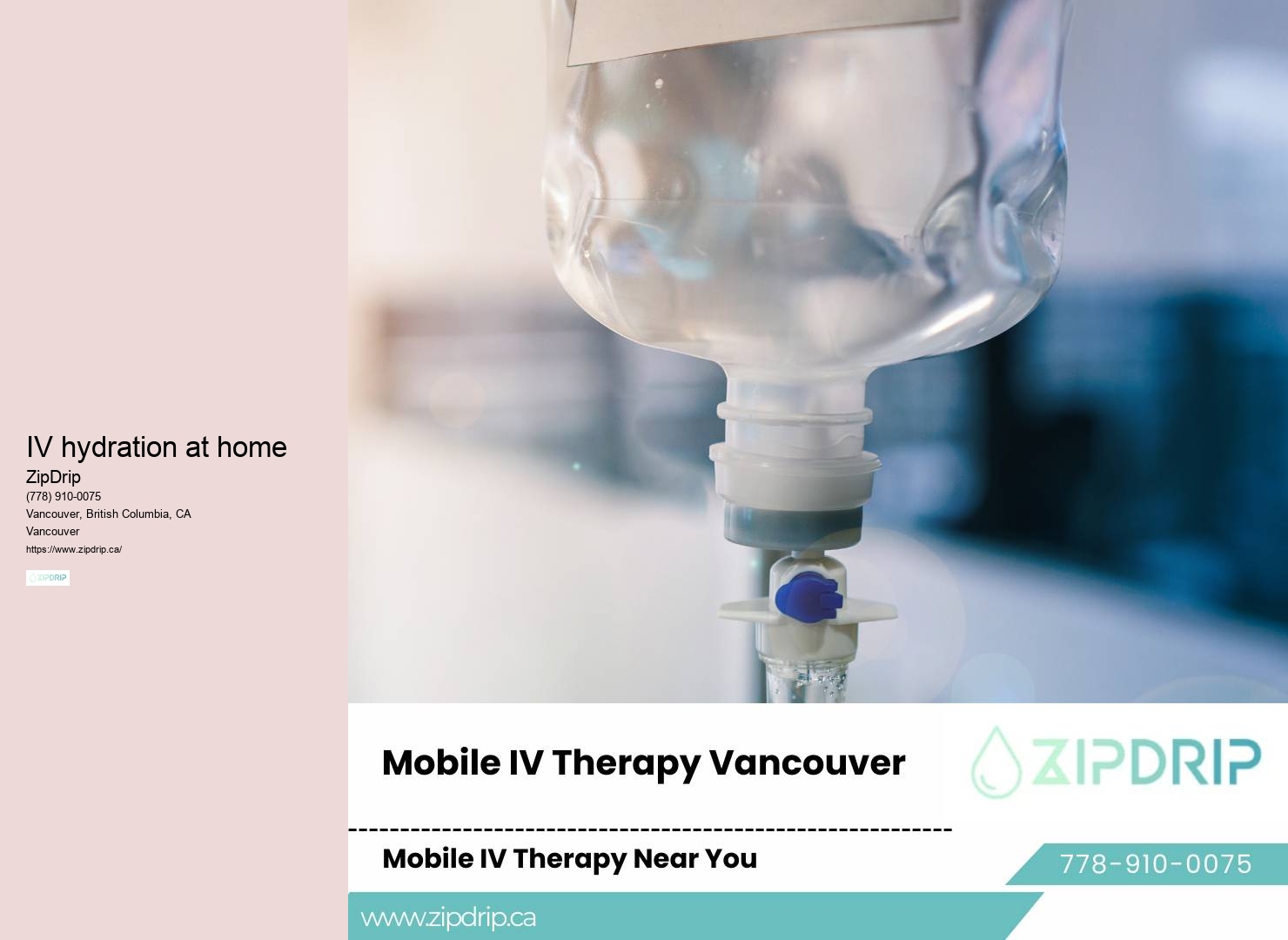 IV therapy Vancouver downtown