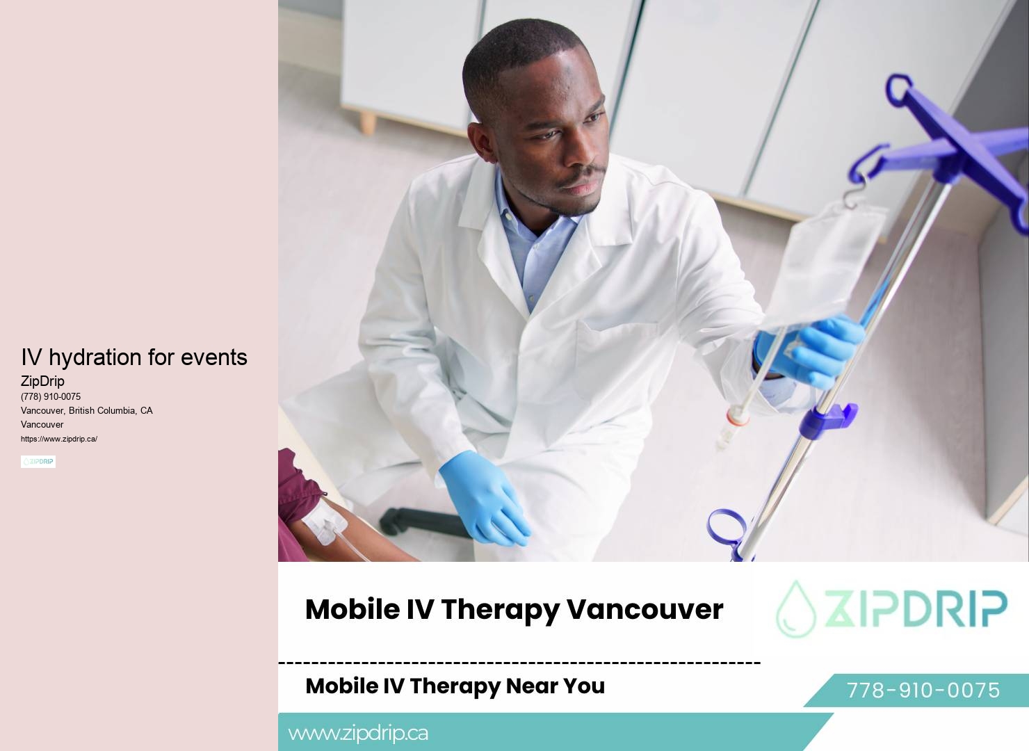 IV hydration hangover cure therapy party Vancouver